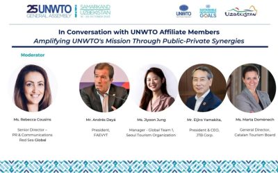 Presidente de FAEVYT, Andrés Deyá, en la 25° reunión de la Asamblea General de la Organización Mundial del Turismo